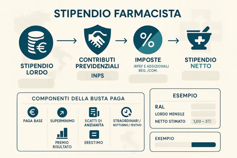 Stipendio farmacista - Come calcolare il netto e non sbagliare
